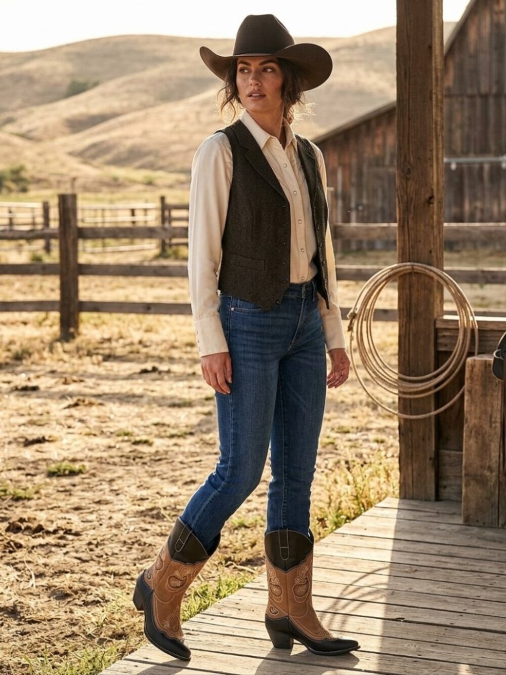 *NEW* AMS Cowgirl Boots